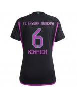 Bayern Munich Joshua Kimmich #6 Venkovní Dres pro Dámské 2023-24 Krátký Rukáv